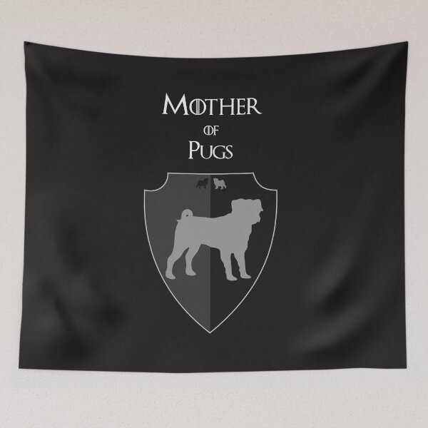Item preview, Mother of Pugs designed and sold by ZeldaDoodle.