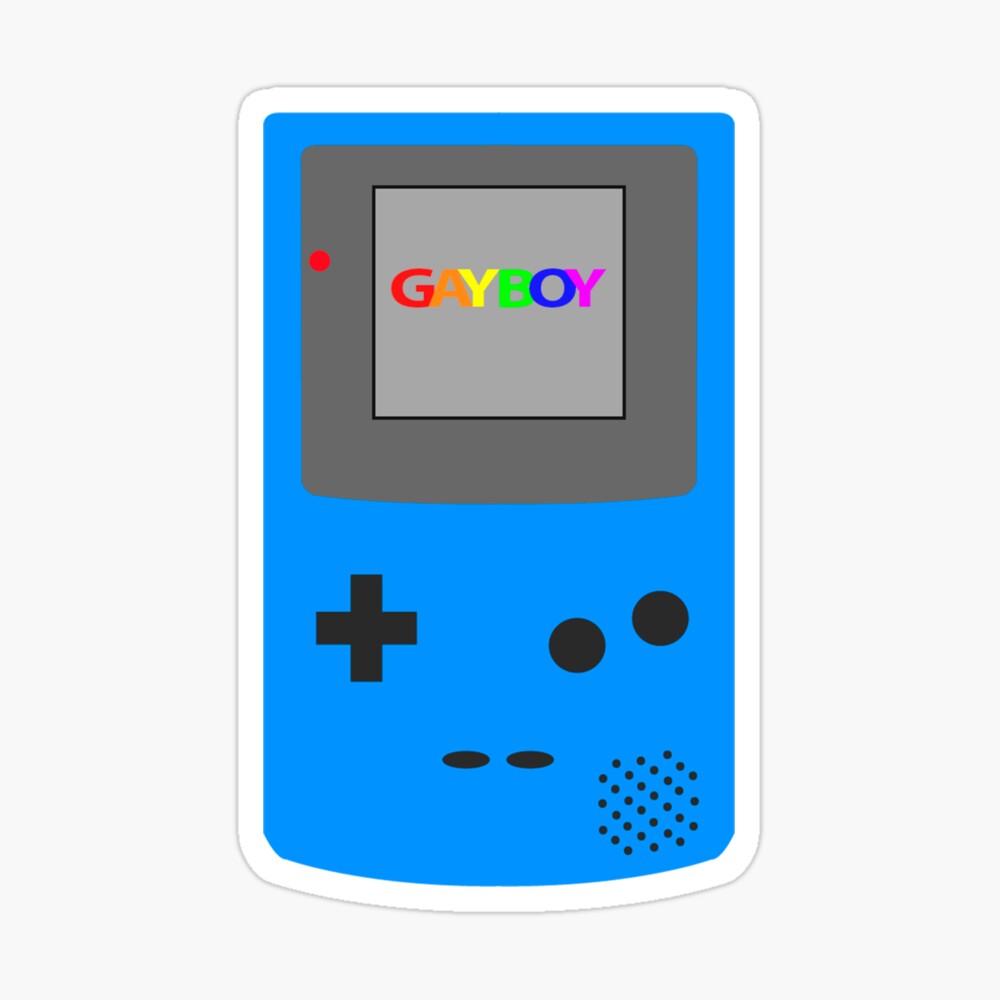 Gameboy blue Gayboy 2 | Art Board Print