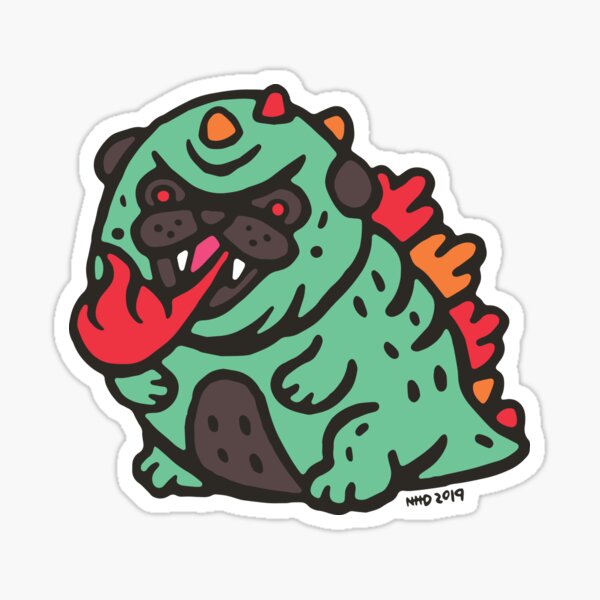 Pugzilla Sticker