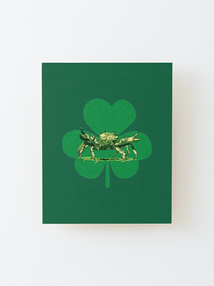 Alternate view of A Pinch o' Green Mounted Print
