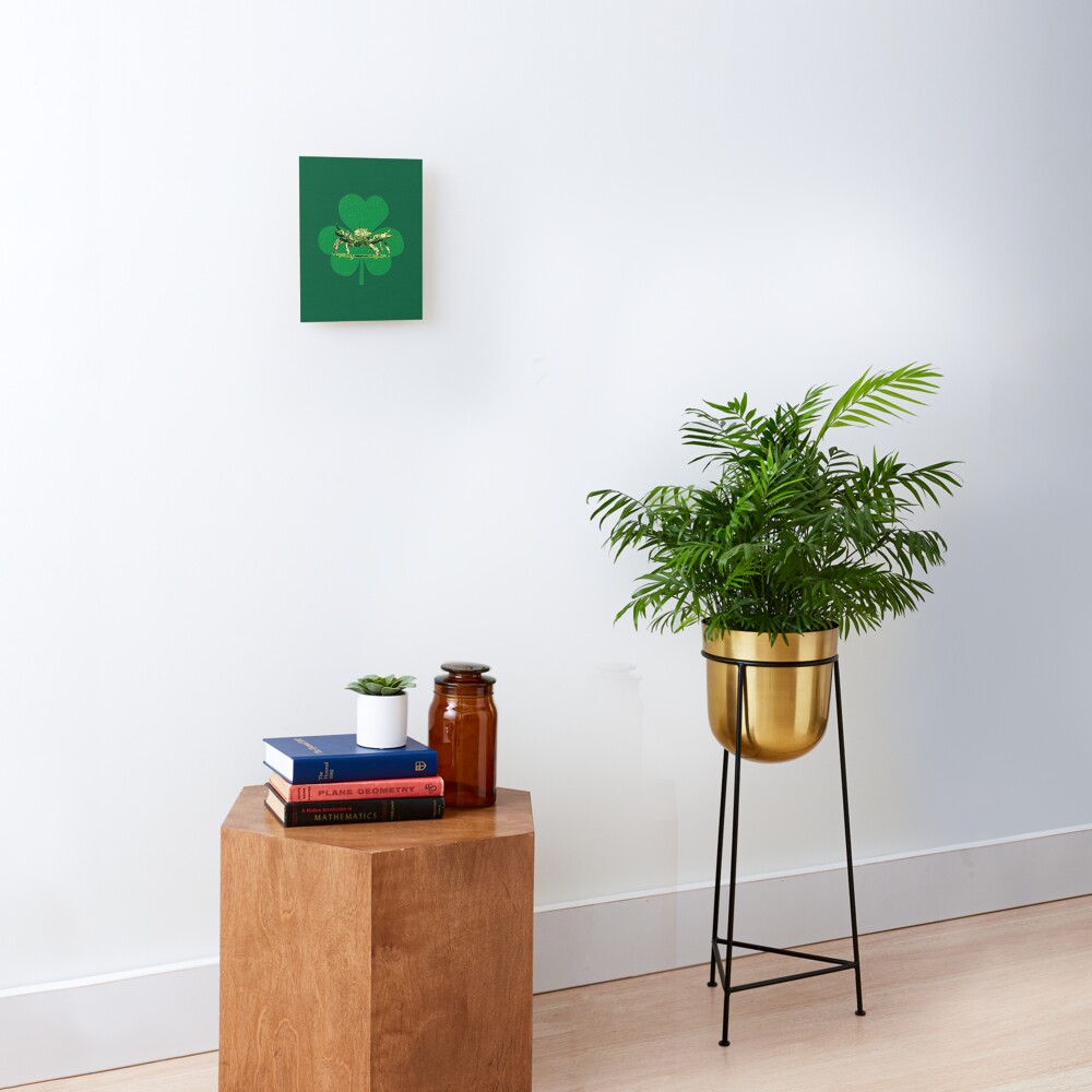 A Pinch o' Green Mounted Print