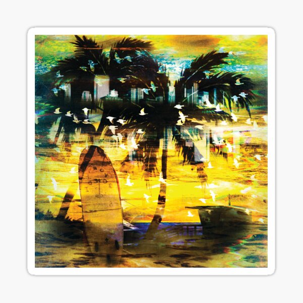 Malibu Sticker