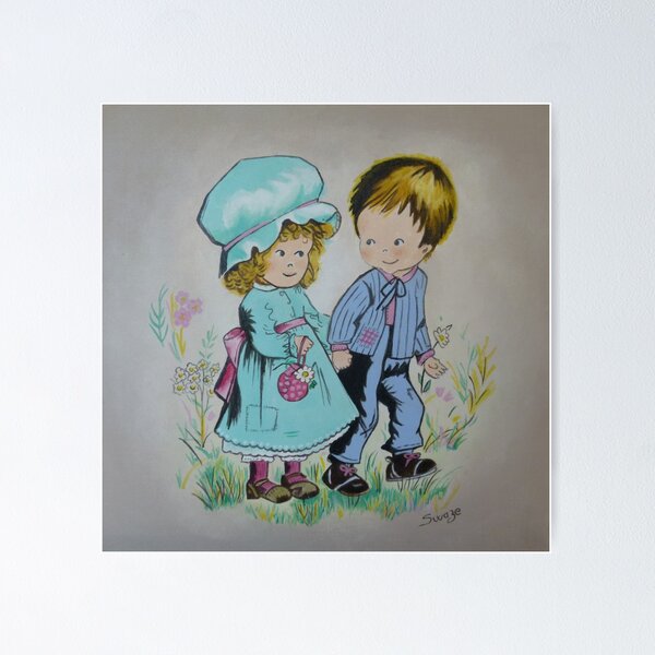 Les petits amoureux, façon Sarah Kay Poster