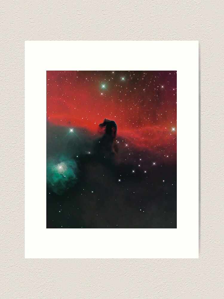 Thumbnail 1 of 3, Art Print, The Horsehead Nebula in Orion designed and sold by emckinley.