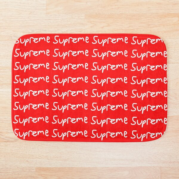 AUTHENTIC SUPREME BOX LOGO Bath Mat