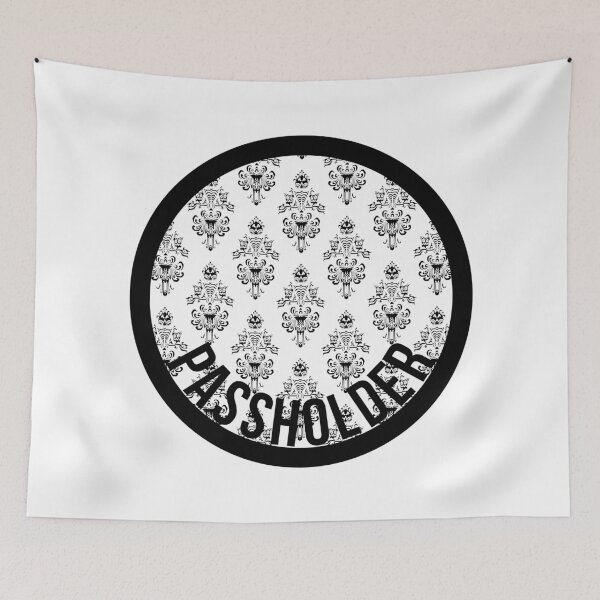 Item preview, Haunted Mansion Passholder Wallpaper designed and sold by FandomTrading.