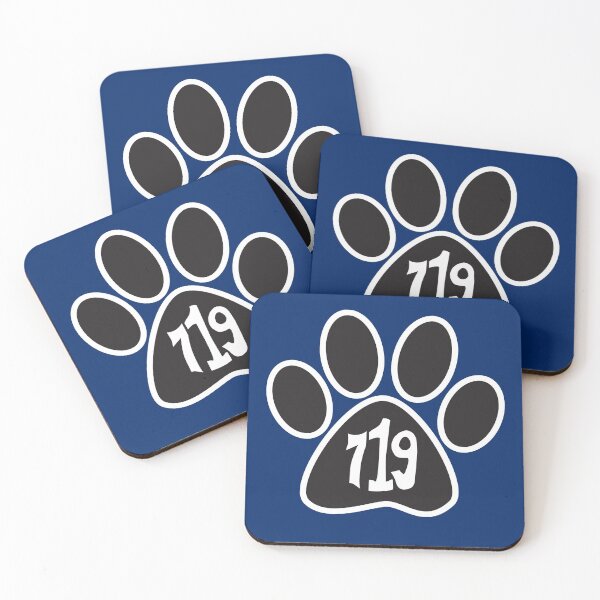 Item preview, Hand Drawn Colorado Paw 719 Area Code designed and sold by itsrturn.