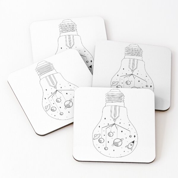 Item preview, Space in a Lightbulb designed and sold by rosannalouise.