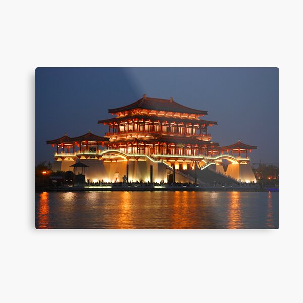 Tang Dynasty Shopping Centre, Xian Metal Print