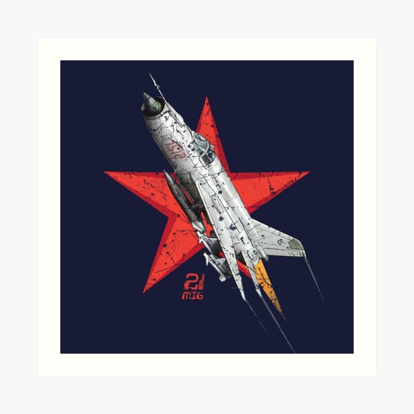 MIG 21 Vintage Soviet Russian Fighter Aircraft Kids T-Shirt for Sale by  quark