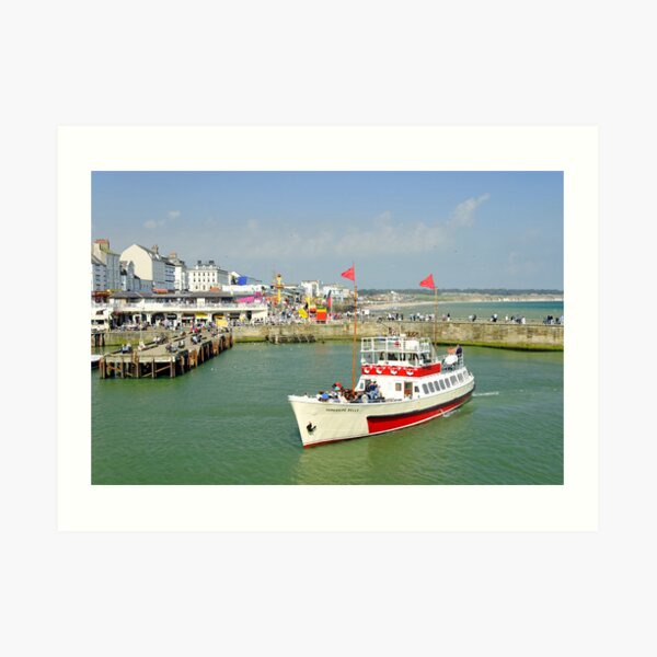 Yorkshire Belle in Bridlington Harbour Art Print