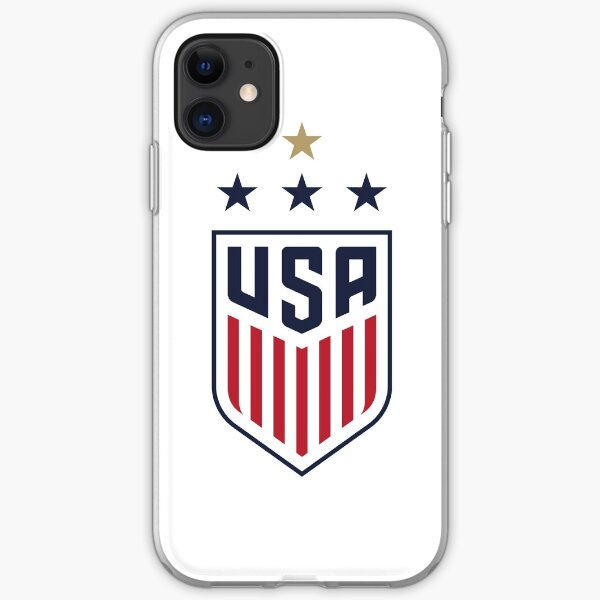 USWNT 4-Star Logo (Large) iPhone Soft Case