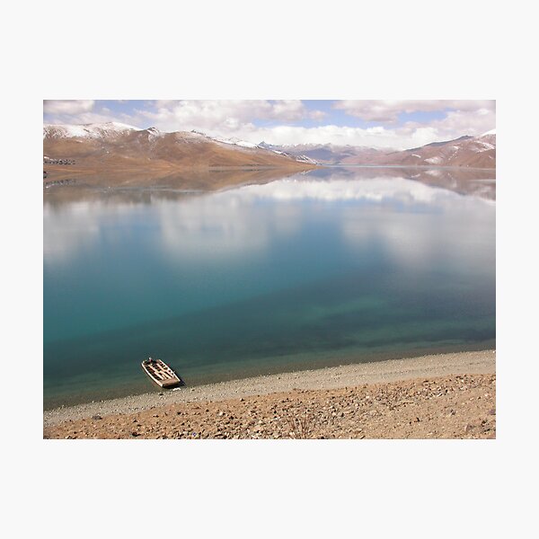 Turquoise Lake, Tibet Photographic Print