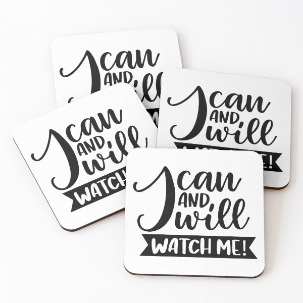 Item preview, Motivational Quote - I can and I will, Watch me. designed and sold by crdraper.