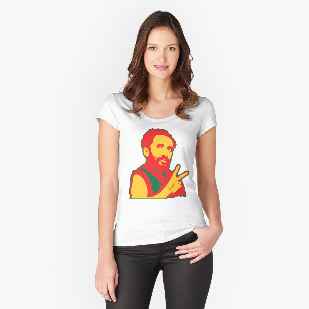 Item preview, Fitted Scoop T-Shirt designed and sold by mindofpeace.