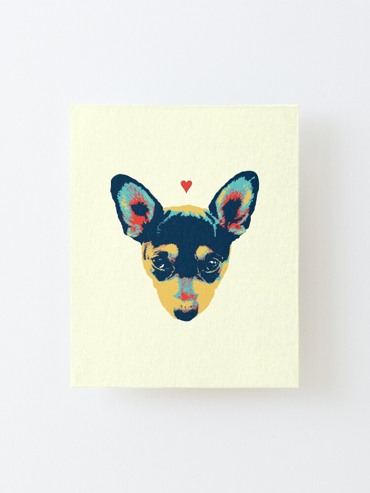 Alternate view of Pet Thoughts - Love Mounted Print