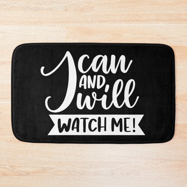 Item preview, Motivational Quote - I can and I will, Watch me. designed and sold by crdraper.