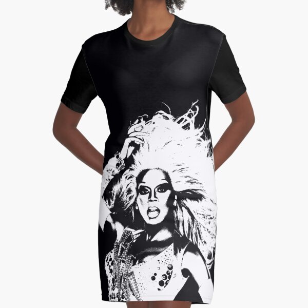 BW Ru Graphic T-Shirt Dress