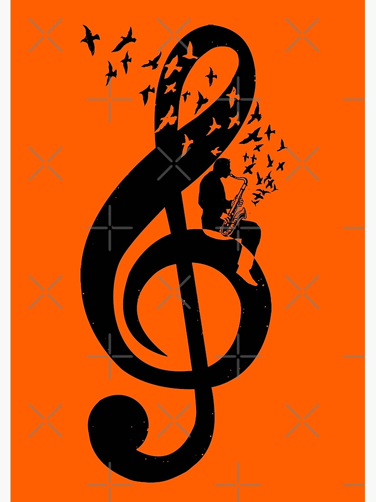 Treble Clef - Saxophone by barmalisiRTB