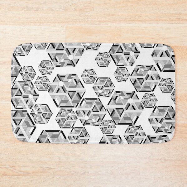 Item preview, Hexagon Black and white Geometric design designed and sold by edrawings38.