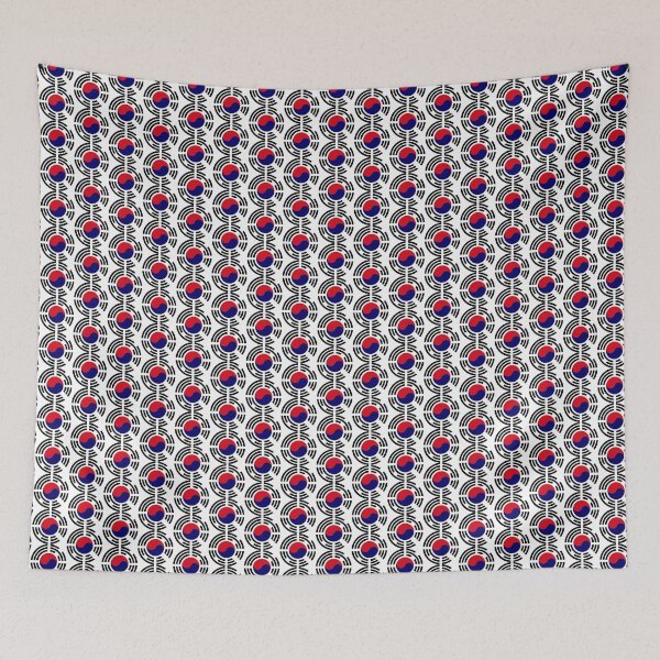 Item preview, Serie de banderas patriotas de Corea designed and sold by Carbon-Fibre Media.