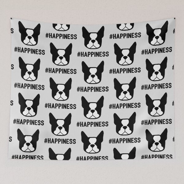 Item preview, Happiness is a Boston Terrier! Bostons make things better - #happiness #bostonterriers designed and sold by smooshfaceutd.
