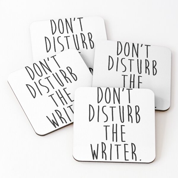 Item preview, Don't Disturb the Writer. designed and sold by OneMadWriter.