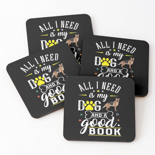 Item preview, German Shepherd Dog All I Need Is My Dog And A Good Book designed and sold by tncgifts.