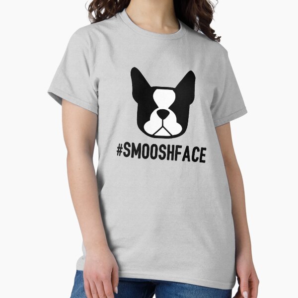 Item preview, Smooshface = no snouts = flat face dogs - Boston Terrier breed bias - Boston Terrier love #bostonlife #bostonterrier by Smooshface United designed and sold by smooshfaceutd.