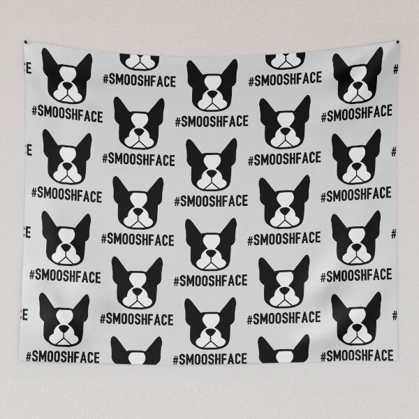 Item preview, Smooshface = no snouts = flat face dogs - Boston Terrier breed bias - Boston Terrier love #bostonlife #bostonterrier by Smooshface United designed and sold by smooshfaceutd.