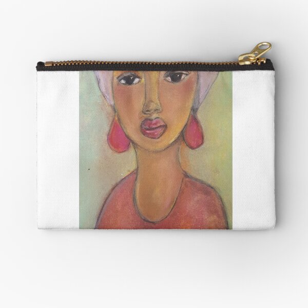 Pastel Portrait - S86 Zipper Pouch