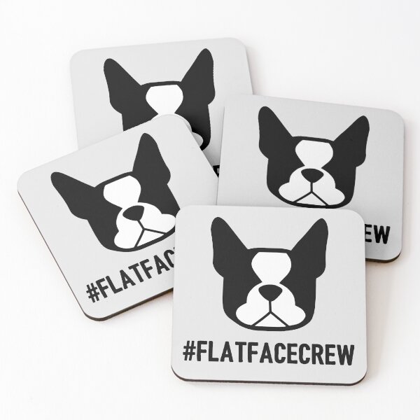 Item preview, #flatfacecrew = no snouts = smooshface dogs - Boston Terrier breed bias - Boston Terrier love #bostonlife #bostonterrier designed and sold by smooshfaceutd.