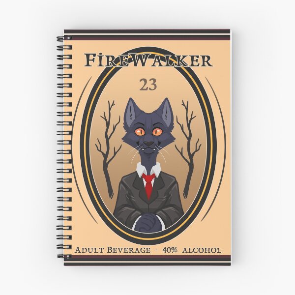 Item preview, FireWalker Bottle Label designed and sold by Ashton Prince.