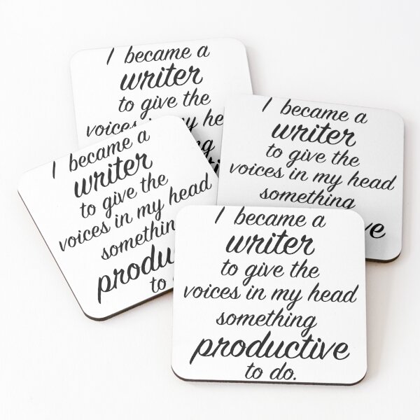 Item preview, I Became a Writer... designed and sold by OneMadWriter.