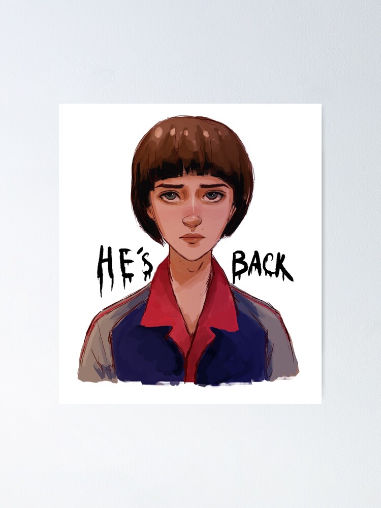 Will Byers Stranger Things Digital Portrait Poster for Sale by NewQyu