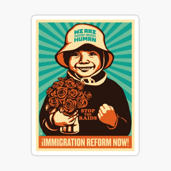 Item preview, IMMIGRATION REFORM NOW designed and sold by Klaus Balzano.