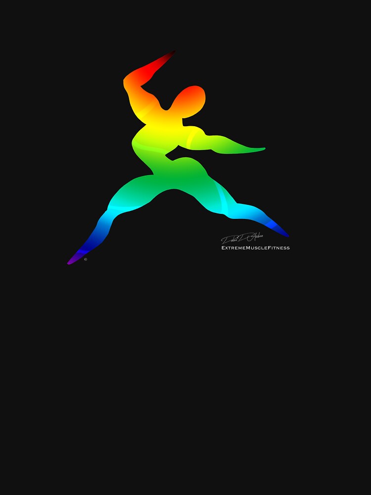 Cross Fit Training Rainbow Dark by debradandrea