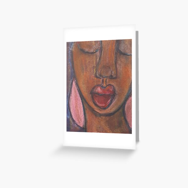 Pastel Portrait - S89 Greeting Card