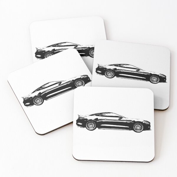 Item preview, Ford Mustang Side View S550 American Muscle Car V8 5.0 designed and sold by AmericanArt.
