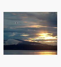 Landing at Sunset Photographic Print