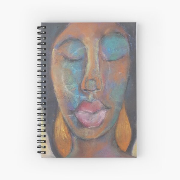 Pastel Portrait - S99 Spiral Notebook