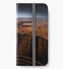 1051. InSight - Künstlerillustration iPhone Flip-Case/Hülle/Klebefolie