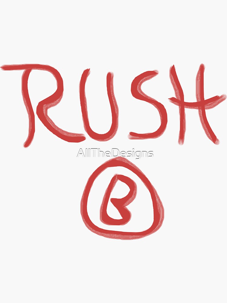 "RUSH B - CSGO" Sticker For Sale By AllTheDesigns | Redbubble