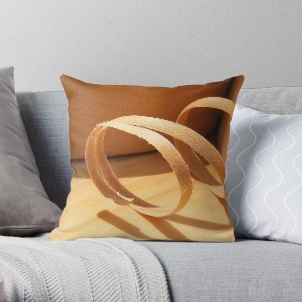 Woodcarving Throw Pillow