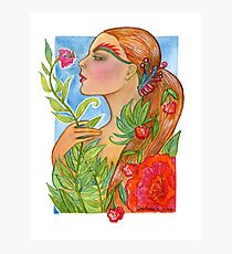 Summer's Last Garden Photographic Print