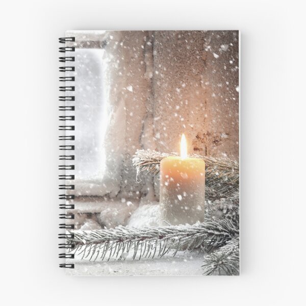 Item preview, Let it Snow, Candle on Window Ledge  designed and sold by FinnBear.