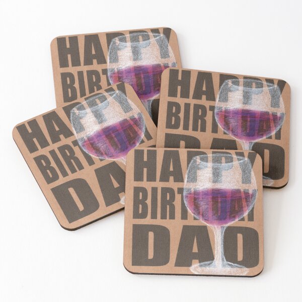 Item preview, Happy Birthday Dad Red Wine designed and sold by Kathryn Price.