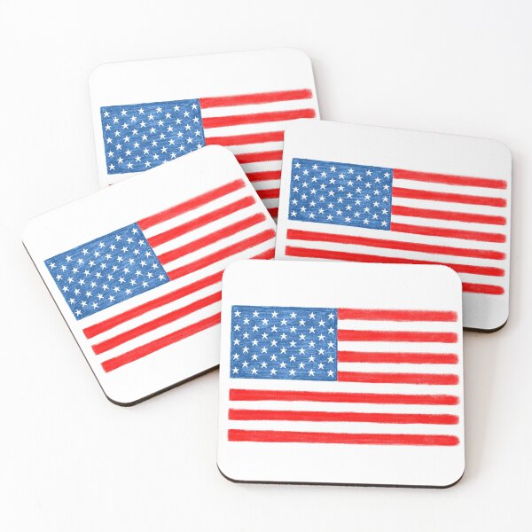 Item preview, American Flag | Hand Drawn  designed and sold by Magnolia Designs .