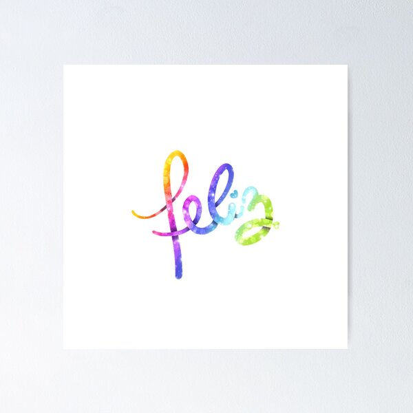 Item preview, Feliz - Happy designed and sold by Romina Pitti.