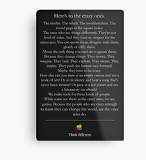 Think Different Metal Print